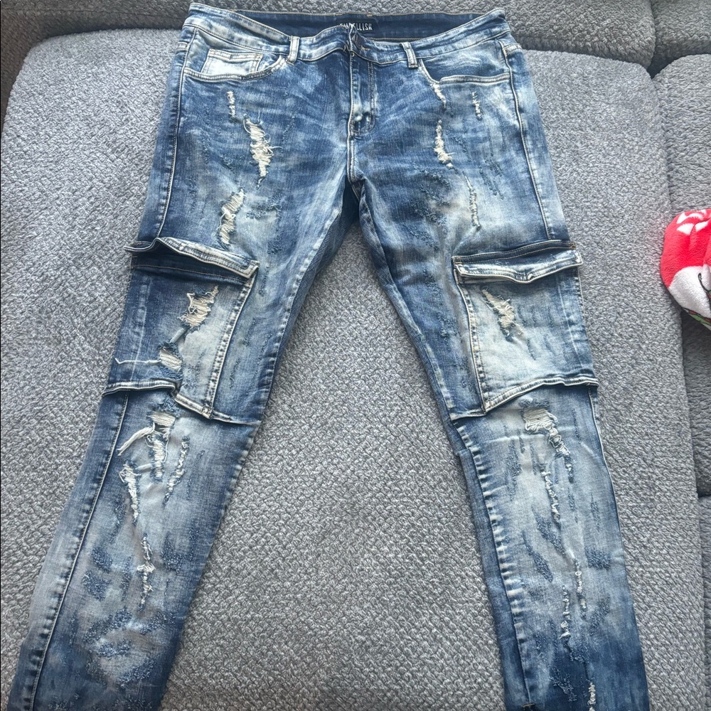 Men’s jeans embellish size 34